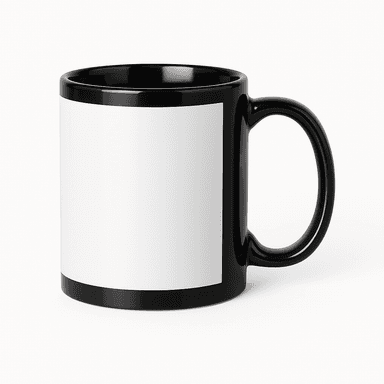 11oz White Patch Black BK